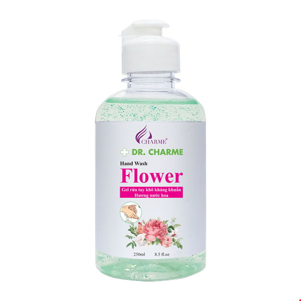 Gel Rửa Tay Khô Kháng Khuẩn DR. CHARME Flower 250ml