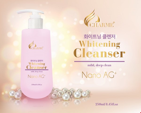 Sữa tắm Charme Whitening Cleanser Nano Ag+ 250ML